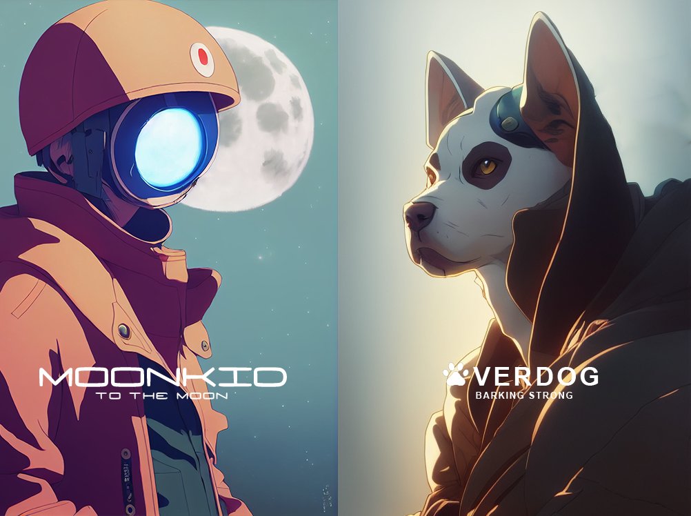 Moonbird_kid's tweet photo. One night a boy and his loyal dog friend decide to go on an adventure to the moon_

I love space, I love astronomy, and I have my little friend with me.

#Moonkids
#Overdog
#NFTCommumity https://t.co/EFbPM2isZ6