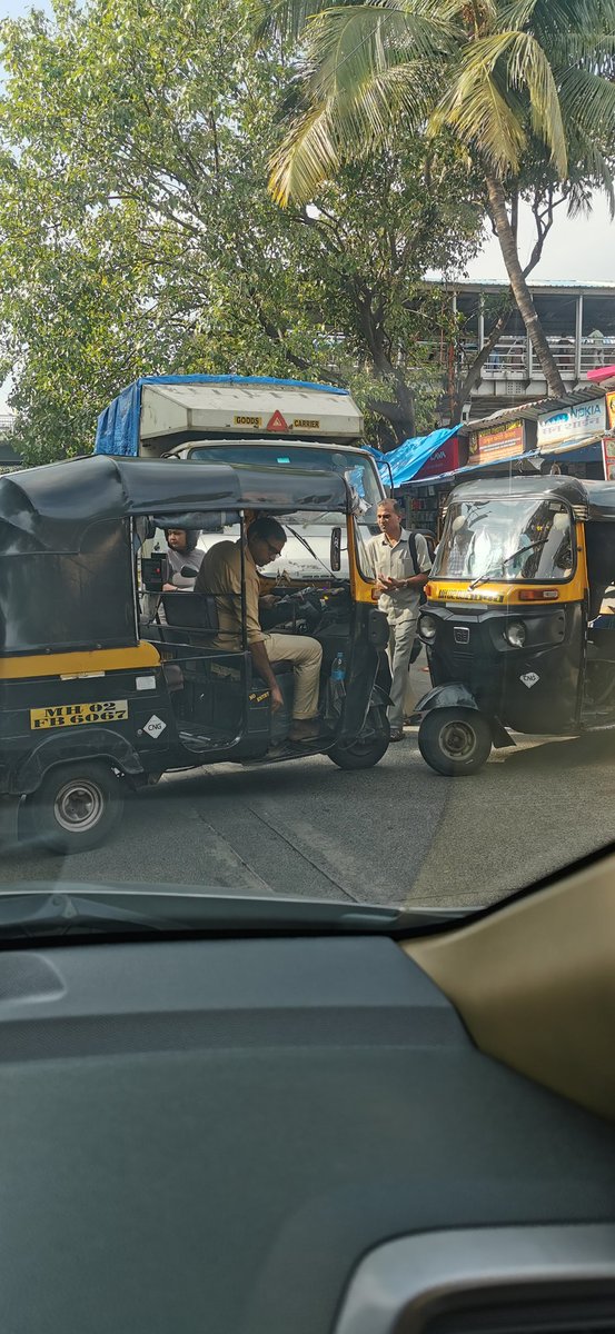 No discipline. No driving sense. Auto guys outside every railway station are mafias. They are chaos everyday and night. If no action is taken for the mess they do by <a href="/MTPHereToHelp/">Mumbai Traffic Police</a> I feel people will take action. <a href="/RoadsOfMumbai/">Roads of Mumbai</a>