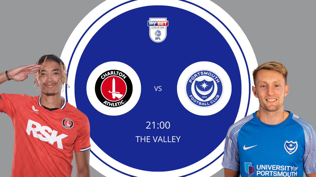 League_One_FR's tweet photo. Jour de match entre Charlton Athletic et Portsmouth FC !

#EFL #SkyBetLeagueOne #CharltonAthletic #PortsmouthFC https://t.co/JWcsosolVO