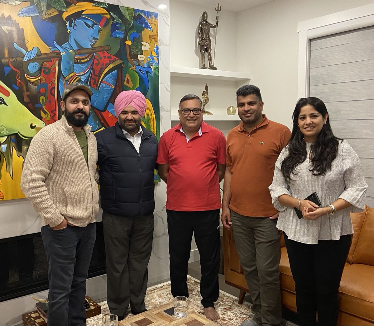 himmatshergill's tweet photo. It was a great pleasure to meet eminent media personality of Canada @RishiKNagar ji who is also a Senator of University of Calgary along with Barrister and Solicitor Madan Gakhar ji, @JaikarVirk ji and @ShergillNimrata https://t.co/nS901RRe4w