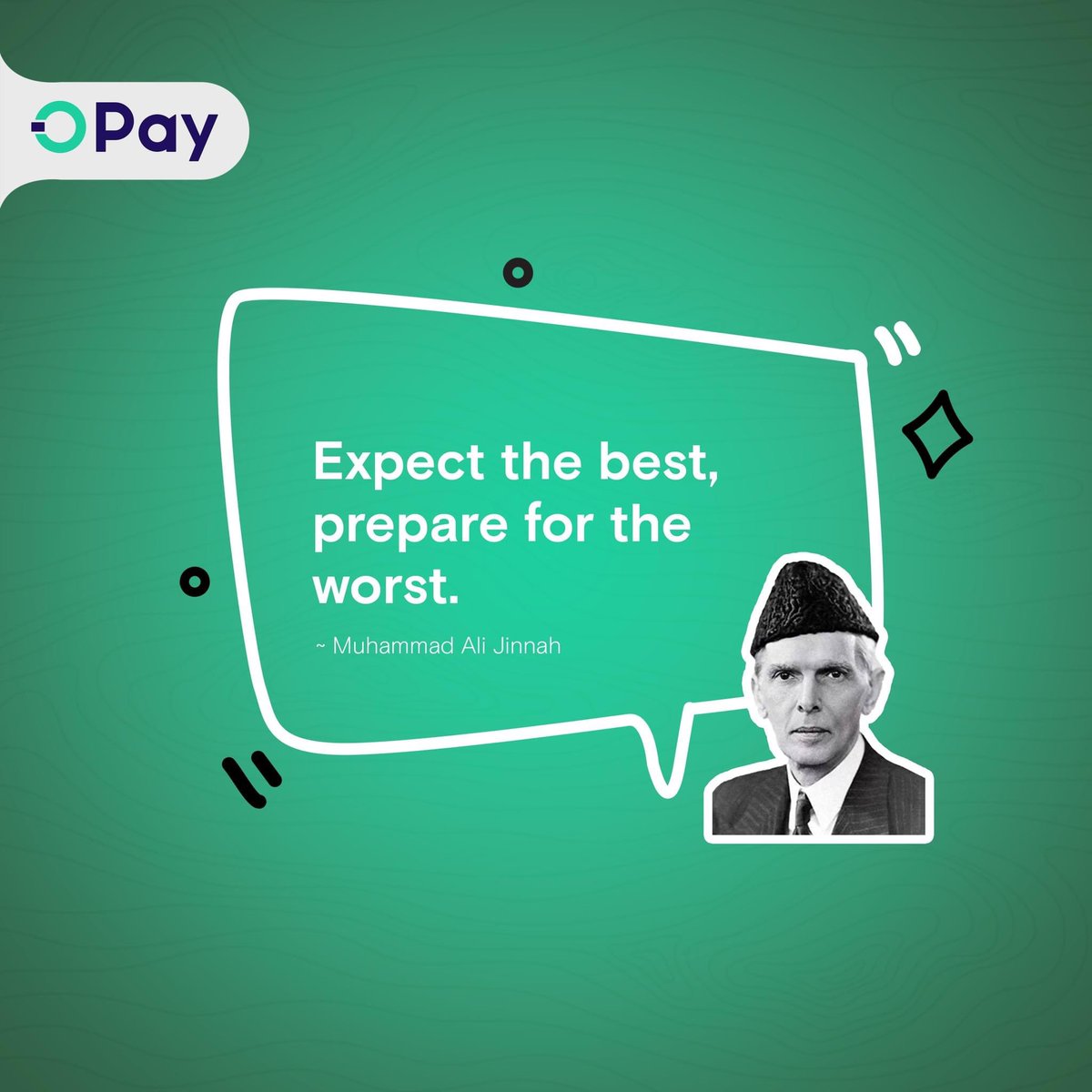 A quote to help you remain hopeful in the face of adversity.                               #MondayMotivation #Domorewithopay