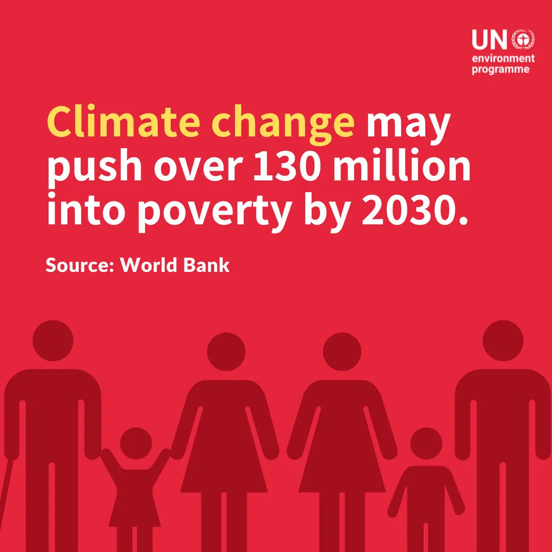 The #ClimateCrisis and exposure to disasters threaten to derail efforts to eradicate poverty.

A sustainably managed environment not only benefits society and the economy, but also helps address poverty.

More on Monday's #EndPoverty Day: bit.ly/3exjIDu