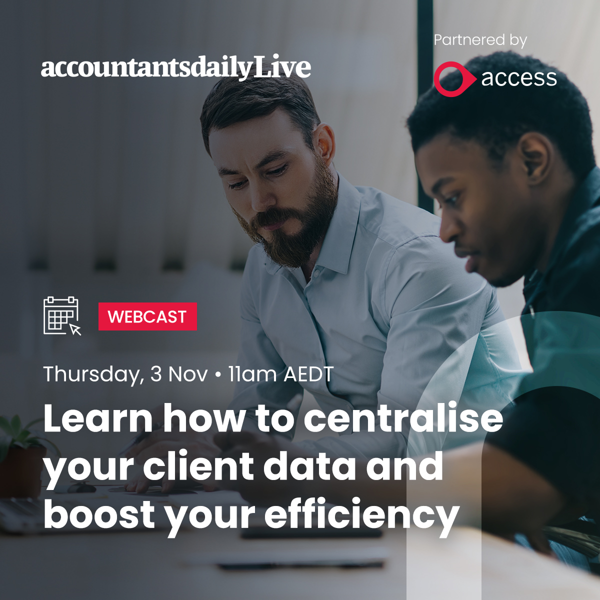 AccountantsDaily (@acctsdaily) on Twitter photo If you manage an accounting practice, you know that having a single source of truth for your client data can save you a lot of time. Find out the best tool for your company, watch our latest Accountants Daily webcast.
ow.ly/vZQp50Lbliv
<a href="/AccessGroupANZ/">The Access Group</a>
#AccountantsDailyLive If you manage an accounting practice, you know that having a single source of truth for your client data can save you a lot of time. Find out the best tool for your company, watch our latest Accountants Daily webcast.
ow.ly/vZQp50Lbliv
<a href="/AccessGroupANZ/">The Access Group</a>
#AccountantsDailyLive