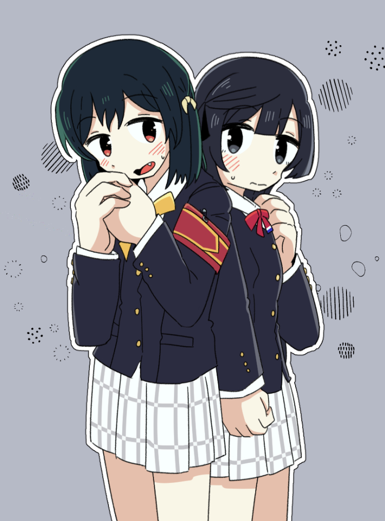 優木せつ菜 「인간파 여러분을 위해 인간?도 보세요 열심히 털어옴 」|키루찌🐥のイラスト