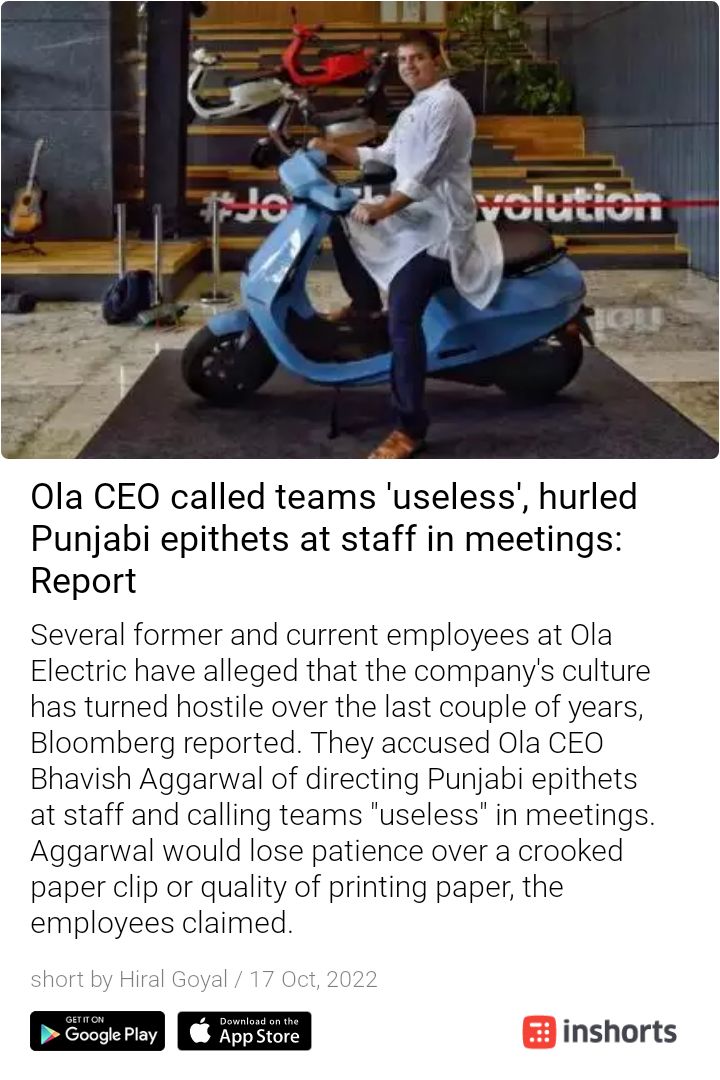 atangledtale's tweet photo. Clearly the reason why @Olacabs services are pathetic and drivers are rude and uncultured. It flows from top to bottom @ola_supports @bhash @jagograhakjago https://t.co/Z69lnxIiwU