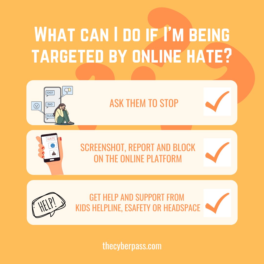 Are you aware of the steps you could take to protect your child from #onlinehate?

It’s not too late to sign up for your kids or students. 

👉Head to the link in bio to find out more.

#OnlineSafety #parentingtips #CybersecurityAwarenessMonth #teacherstudent #digitalliteracy