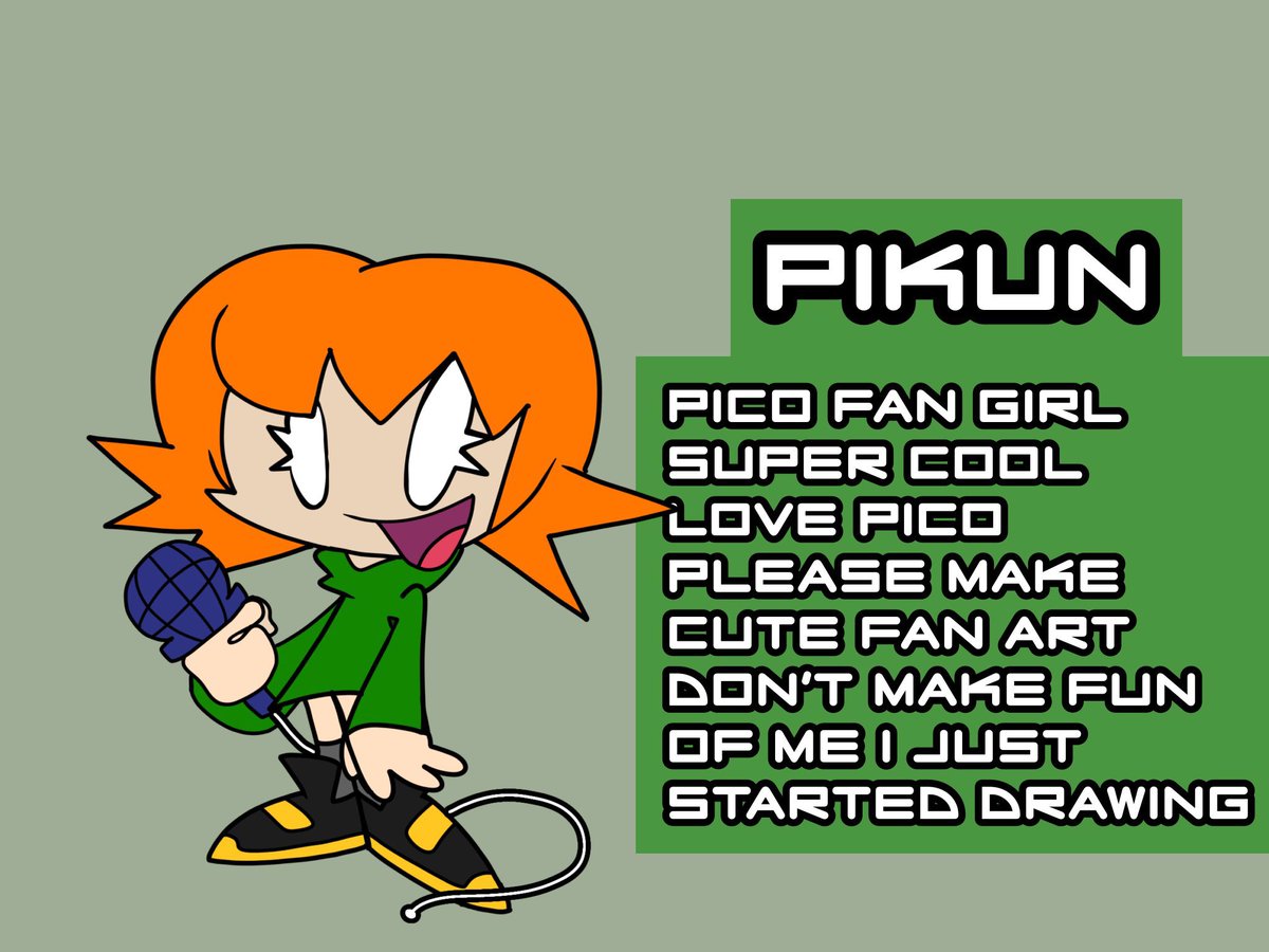 PilsonMelissa's tweet image. Drawing Fangirls for Twitter #35
@pikunpicowife #picofangirl #fnffangirl