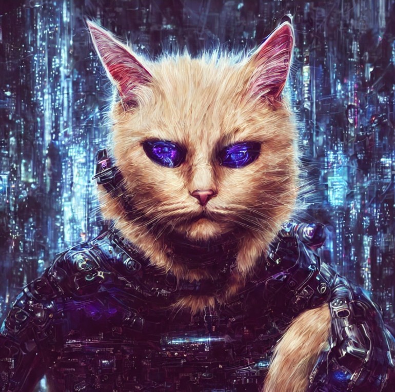 NftGreyy's tweet photo. @stoemanangels Cyberpunk Cat #3
https://t.co/P8VYjF9a4y https://t.co/bBBl747dM3