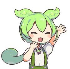 ずんだもん「ずんだもん飾れば売上げあがると思うのだ^ ^ 」|yamachanのイラスト