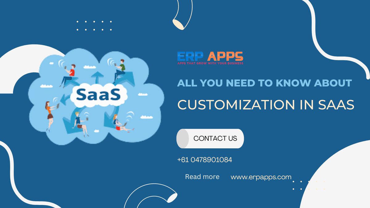 erpappsinfo's tweet image. Customization in #Saas is a way of delivering software products that suit a company’s needs. Unlike the traditional off-the-shelf applications, it’s valuing your company’s needs and growth. bit.ly/3yLQbNz
#saascustomization #erpapps #truesaas