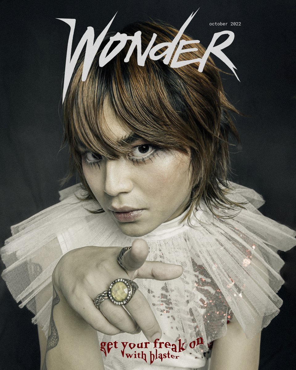 WonderMagPH's tweet photo. With the release of "My Kosmik Island Disk," 
@Bsilonga marches to the beat of his own drum and lets his freak flag fly.

Check out the full #WonderxBLASTER cover story, "Get Your Freak On with BLASTER" here: https://t.co/jeqPu9HZ7t 😈

#wondermagph https://t.co/cY5JfFAgUg
