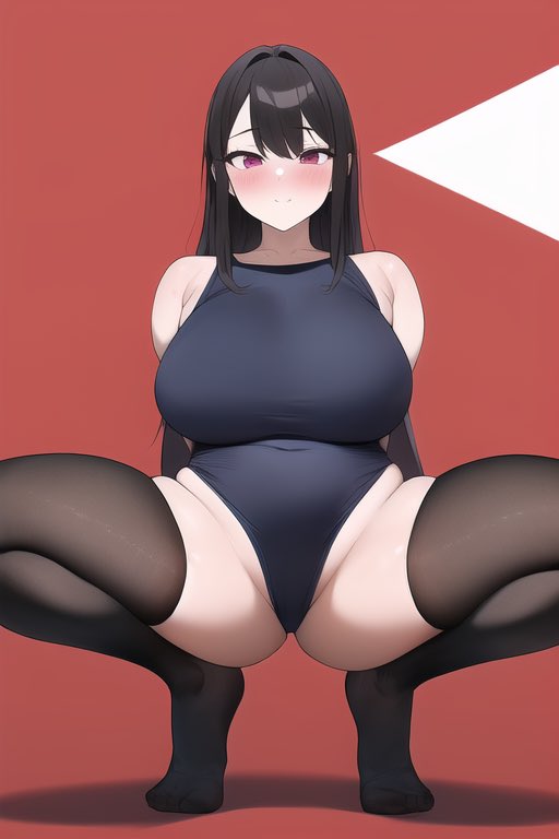 「squatting, spread legs, Angle from below」

しゃがみ込んでー、脚を広げてー、そーうそうそう、エロいねー
じゃあ、それを下からのアングルでー

そう言うことじゃない 