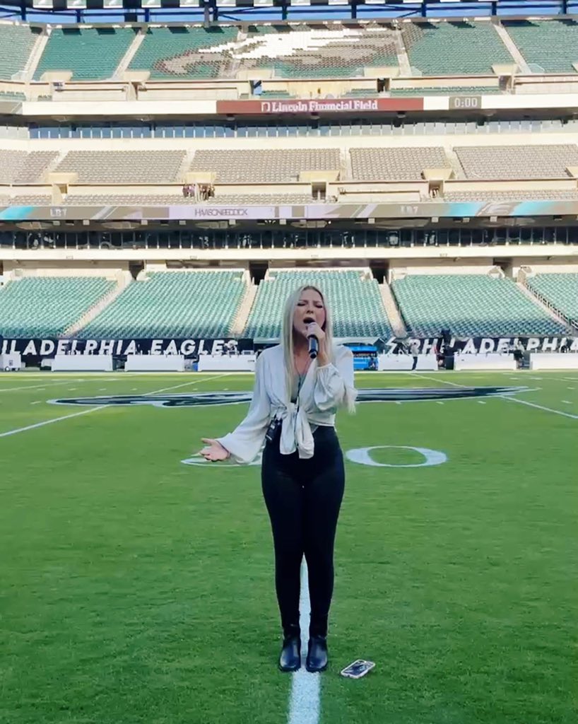 Soundcheck time!! 🎤 Let’s Go <a href="/Eagles/">Philadelphia Eagles</a> 🦅