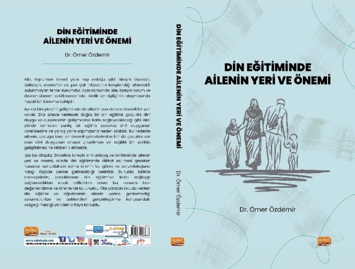 Fakültemiz Din Eğitimi Ana Bilim Dalı Hocamız Dr. Öğr. Üyesi Ömer Özdemir’den Önemli Bir Eser
Hocamız, Din Eğitiminde Ailenin Yeri ve Önemi isimli eserinde öncelikle bireyin dinî anlayış ve birikiminde ailenin yeri ve önemini, ele alan eseri hocamızı tebrik ediyoruz
