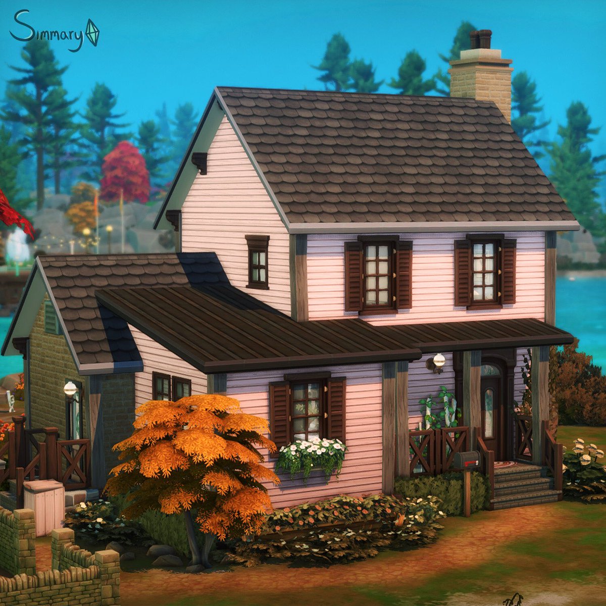 Simmarysims's tweet photo. 🌷Pink Cottage🌷
A cute home in Copperdale for one or two Sims and a cat 🐱
Speedbuild✨
https://t.co/tbyj2r40Ds
#TheSims4 #ShowUsYourBuilds #EA #Maxis #SimsCreatorsCommunity @SimsCreatorsCom @some_simlish @simsshare @simsfederation #SupMag #sfbuildshow @TheSims https://t.co/mI5ZzpCFQ5