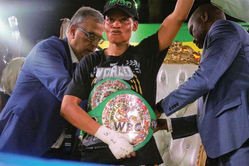 BulawayoZoom's tweet photo. Congratulations to #Zimbabwean boxer Kudakwashe 'Take Money' Chiwandire for retaining her  WBC Interim Super bantamweight title after beating Mexican Zulina Munoz by a unanimous judges decision @ZimbabweBoxing @WBCBoxing @SkySportsBoxing @RealMiguelCotto @ZBCNewsonline @Mug2155 https://t.co/rU4jETN5LS
