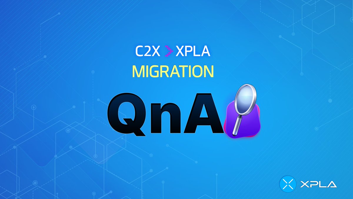 📢Migration QnA

Q1. Are C2X( $CTX ) and $XPLA different coins?
😎$CTX and $XPLA are the same coins. 

$CTX will eventually be fully migrated to $XPLA, but now you can see both coins until the migration is fully completed.

🧵[1/3]👇👇👇