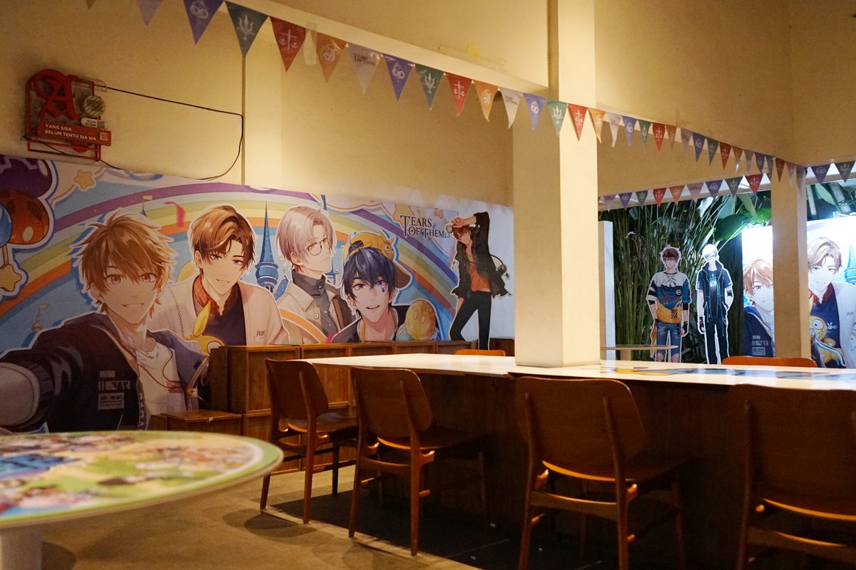 TearsofThemisEN's tweet photo. The HoYo FEST cafe is now in full swing. Don't miss the customized meals and various merchandise! 

Reservation will be open until 10/19. Check the website and reserve now: https://t.co/OM880a338Y

#TearsOfThemis #HoYoFEST https://t.co/9TVhBSuzgu