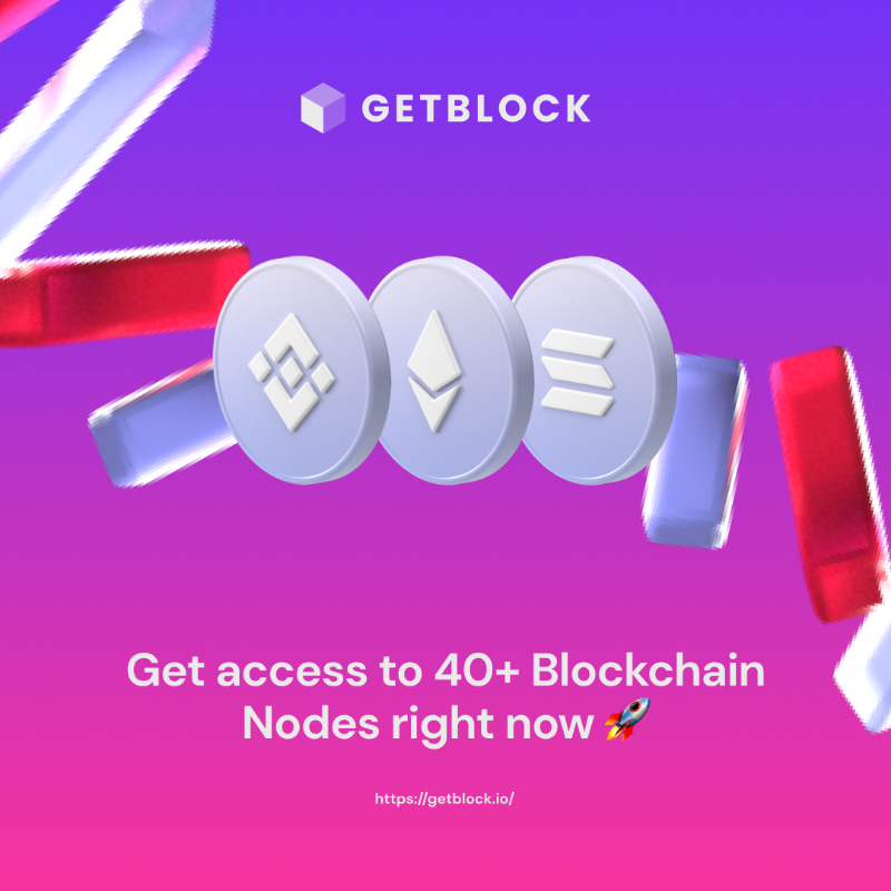 getblockio's tweet photo. Blockchain Infrastructure for building dApps🚀

GetBlock makes Web3 development easier:

API access to 40+ blockchains (BSC, ETH, MATIC, SOL &amp; more)
✅High rate limits
✅Archive data &amp; trace
✅Uncomapred pricing model

Register at the website and get 40,000 requests/day for free.