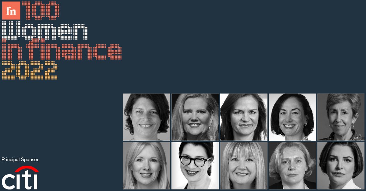 FinancialNews's tweet photo. The FN100W 2022 includes: Emma Dwyer @AllenOvery, Marie Dzanis @NTInvest, Teresa Farmaki #Astarte, Fabiana Fedeli @mandgplc, Deborah Finkler @slaughterandmay.... https://t.co/HZ6lFu97Py https://t.co/dZoFDonUFX