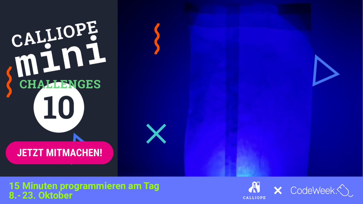 CalliopeMini's tweet photo. Smart Home selbst gemacht! Programmiere eine Lampe, die durch einfaches Klatschen 👏 angeschaltet wird und automatisch wieder aus geht. Mach mit bei den #CalliopeminiChallenges und programmiere dein eigenes "Smart-Licht". 🤩 https://t.co/61XijahMZ5
#codeweek #codeweekGER https://t.co/WwgRa8Ymgu