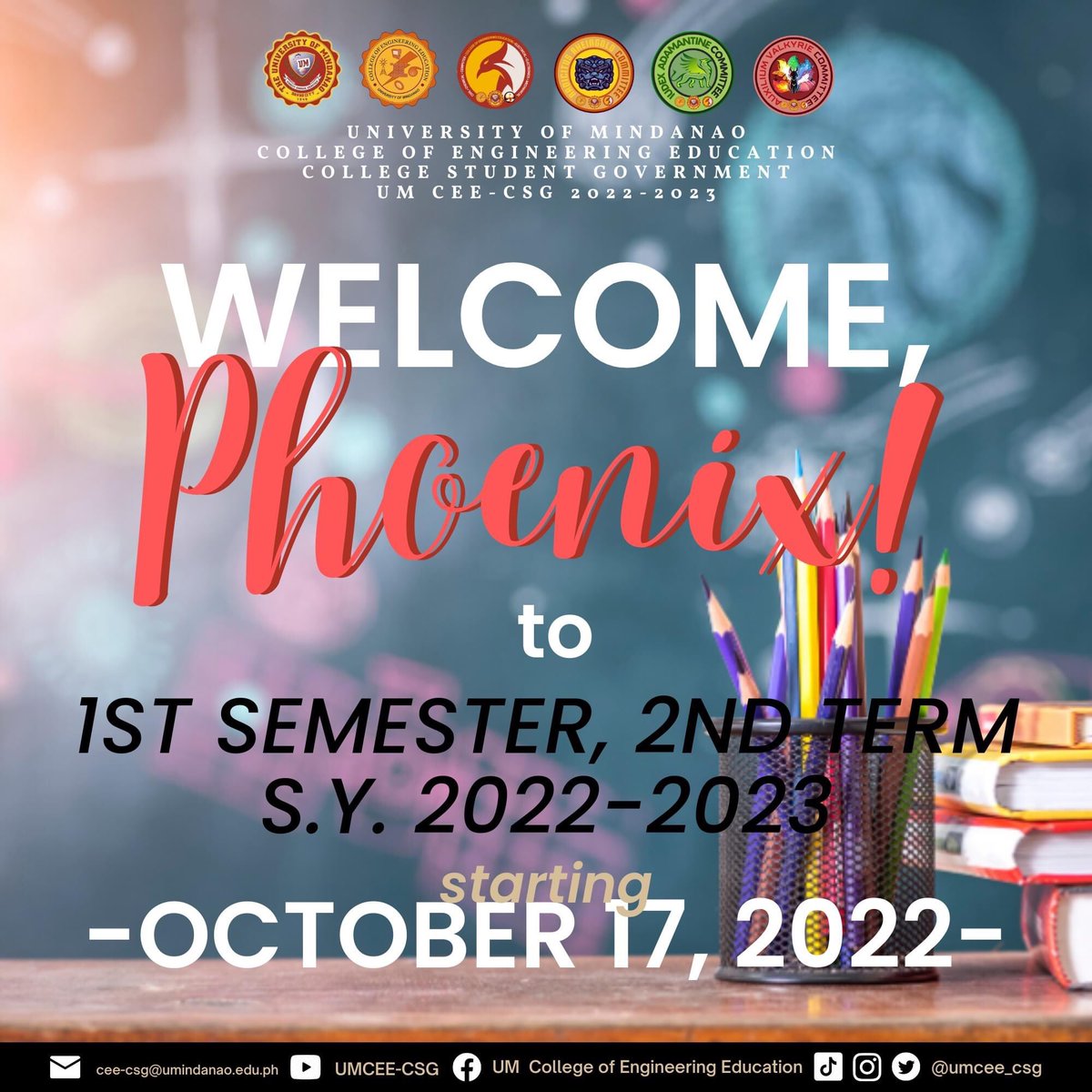 um_ceecsg's tweet photo. Let us not forget that no matter how many struggles we've been striving for, we never chose the option of giving up, but instead, we are constantly moving forward.

To all UM Engineering students, strive hard and don't ever give up on your dreams! 

#NewTerm 
#WelcomeBackReality https://t.co/uOIN2IOTsk