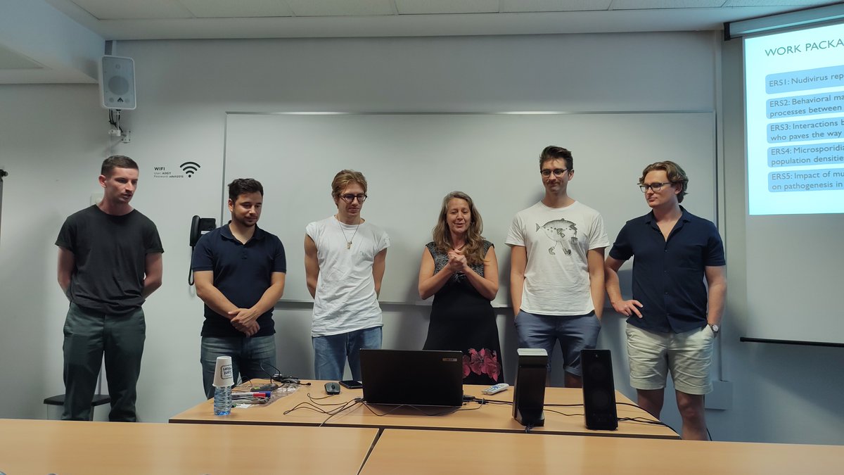 Great to be in Valencia for the Insect Doctors network meeting, starting with excellent contributions of the PhDs involved #insects #entomopathogens