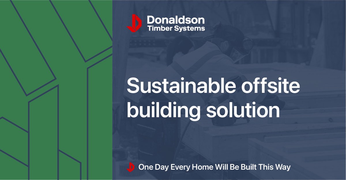 Manufacturing our timber systems offsite allows us to create a more efficient and sustainable process for construction.  The industry and its customers demand greater energy efficiency, savings and less waste. Weʼre here to help you deliver all of that.

#donaldsontimbersystems