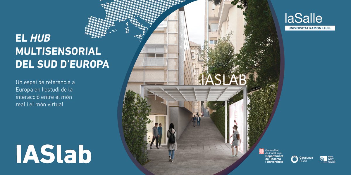 LaSalleBCN's tweet photo. 📢 #IASlab | Desde La Salle-URL estamos avanzando en la construcción del Interactive Arts &amp; Science Laboratory (IASlab). Un espacio de referencia en Europa en el estudio de la interacción entre el mundo real y el virtual, estudiando las posibilidades del #metaverso. https://t.co/bDS0ROVsqA
