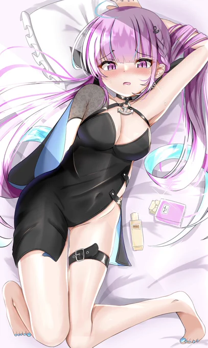 美しくかわいいあくたんを描きたかった((꜆ ˙꒳˙)꜆#あくあーと 
