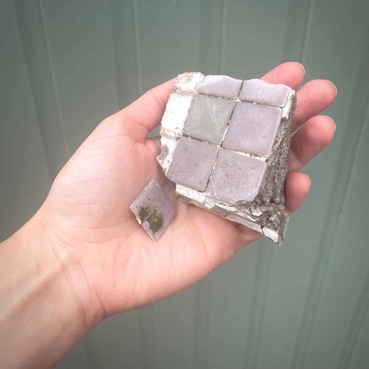 shipsinthesky63's tweet photo. On #mosaicmonday here’s a fallen #rubrikscube chunk from the outer wall of the #skyline #ballroom of the former #hull #coop. There’s so much #mosaic detailing aside from #alanboyson‘s @BhsMuralHull.
The gorgeous #concrete #dome is edged with undulating #tesserae📸 @AlecGill_HR https://t.co/lQLHzNdFiv