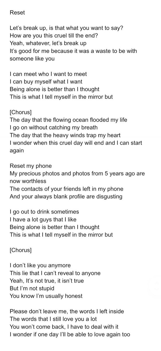 (G)I-DLE - Reset Lyrics English Translation @G_I_DLE #GIDLE   #여자아이들   #NXDE