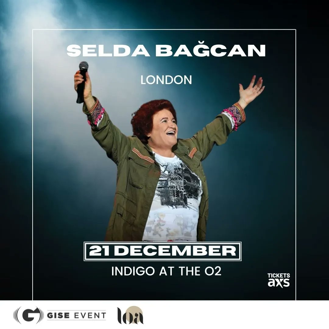 Just announced: Selda Bağcan on 21 December 2022. On O2? Get Priority Tickets Wednesday at 11am priority.o2.co.uk/tickets Tickets on general sale Friday at 11am bit.ly/Selda_indigo