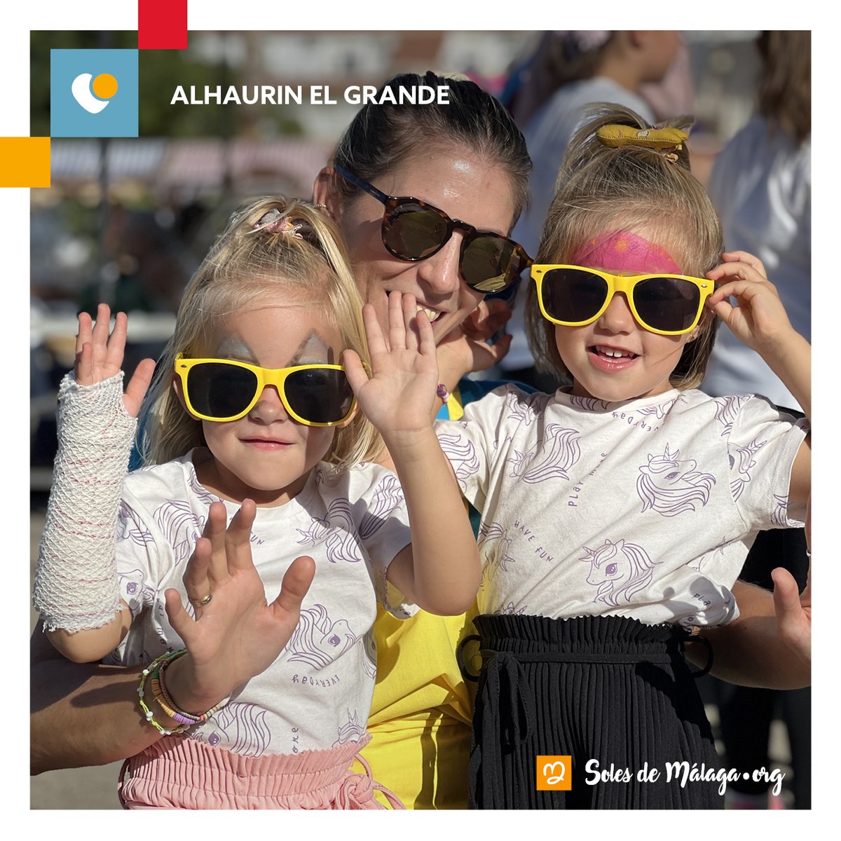 FundacionPimpi's tweet photo. ☀ SOLES ALHAURÍN EL GRANDE☀
Así vivimos los #Solesdemalaga en Alhaurín El Grande, un día muy especial en el que dimos #luzalaoscuridad a la Asociación #Aprodal ❤️
Ayudar a las personas con Discapacidad para que sean lo más autónomas. 😍 Un evento que pudimos vivir en familia https://t.co/E4wfyMn5h1