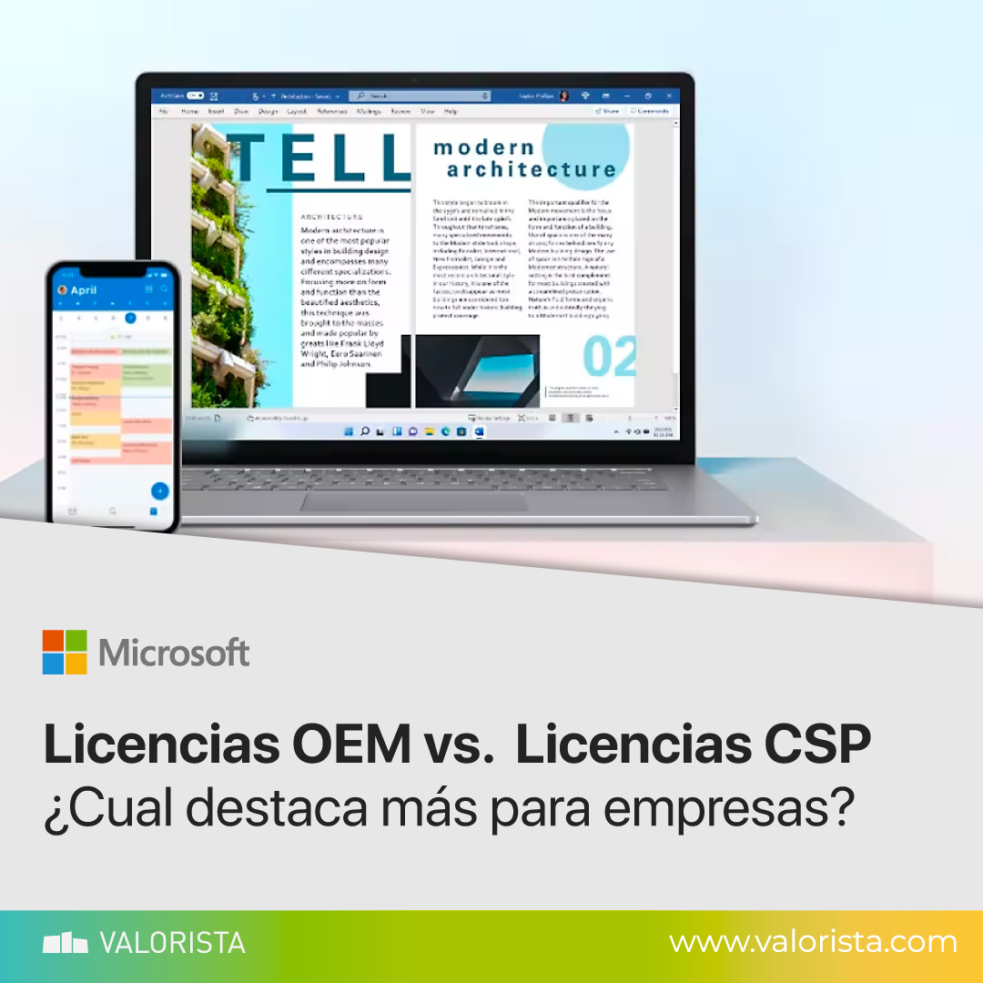 Valorista's tweet photo. ¿Conoces las ventajas de las licencias OEM y las Licencias CSP?, ¿Cual es más rentable para las empresas?, ¿por qué? Te lo contamos 👉 https://t.co/OtYn00kYxJ

#Office365 #LicenciasOEM #Informática #Empresas https://t.co/EZjmbGpW5M