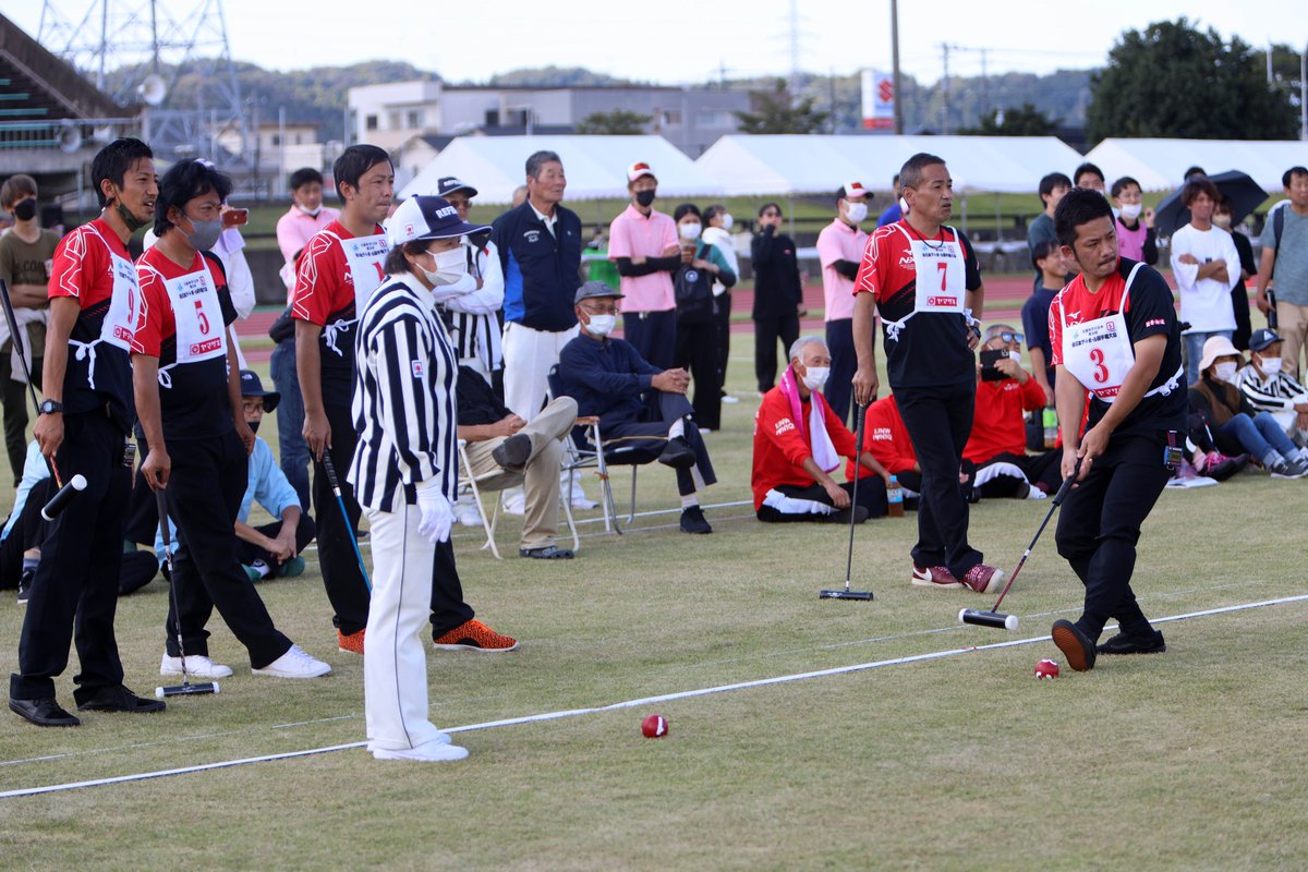 japangateball's tweet photo. 【文部科学大臣杯 第38回全日本ゲートボール選手権大会】
入賞チームの横顔をご紹介しています。入賞🏅おめでとうございました㊗️
👇こちらからご覧いただけます（JGUウェブサイト）👇
https://t.co/5DP3YFETMj
#ゲートボール　#gateball　#全日本選手権　#鯖江市　#福井県 https://t.co/pjyYCl6786