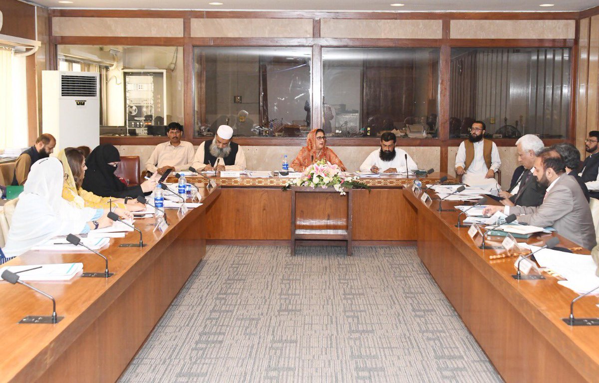 DRMAHREENBHUTTO's tweet photo. Today National Assembly Human Rights committee sent "Domestic Violence Bill" to House with Committee recommendations.  Committee also discussed its concerns over the issues of violent attacks on transgender community across the country https://t.co/ytkjGZdIjf
