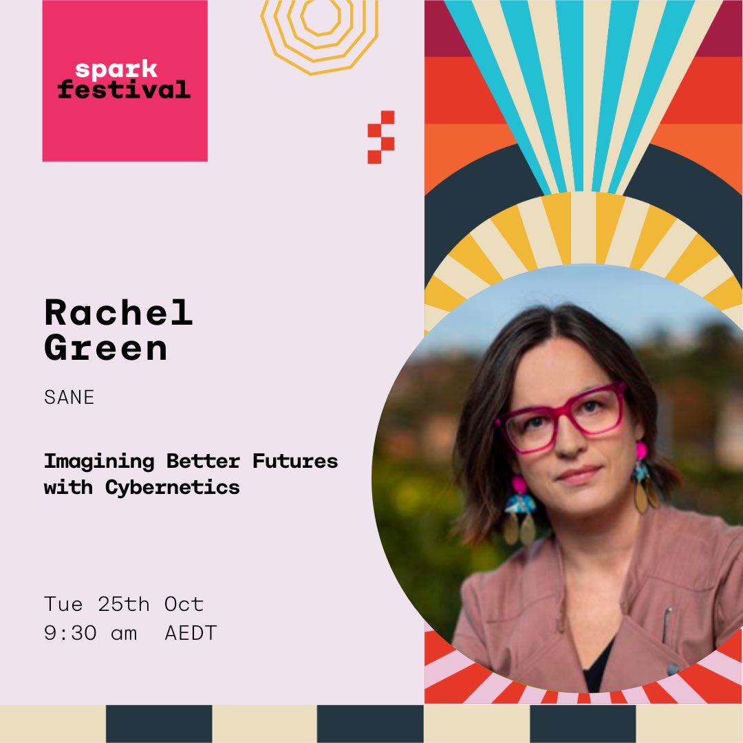 Ethical data science can help us build better social systems. Our CEO @RachGreenTweets will be sharing how mental health care can be transformed using technology at @sparkfestivalau @ChiefDisrupter @LorennRuster @ANUcybernetics @prfoundation1