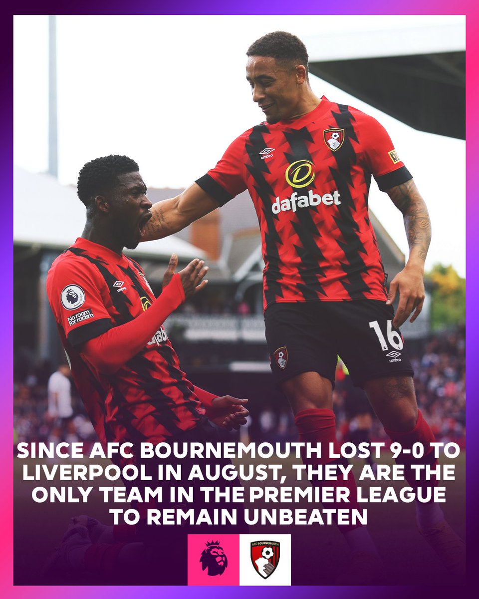 What a stat! 

#PL | <a href="/afcbournemouth/">AFC Bournemouth 🍒</a>