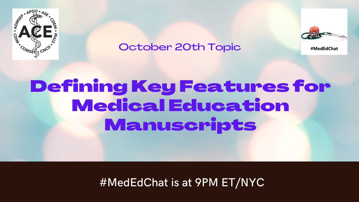 What distinguishes #innovation from #research in #meded? Want to know more? Join the #MedEdChat Oct 20 9 PM ET/NYC to discuss! The editorial team from @JournalofGME will be guest hosting! #hmichat #hmicommunity