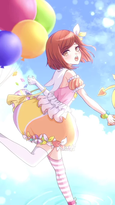 #プロセカ ×    #ダンガンロンパ 【んあー…ウチは魔法を使えるだけの、 普通の可愛い女の子じゃぞ?】#鳳えむ  ×    #夢野秘密子 #prsk_FA #ダンロン #イラスト #描いてみた 