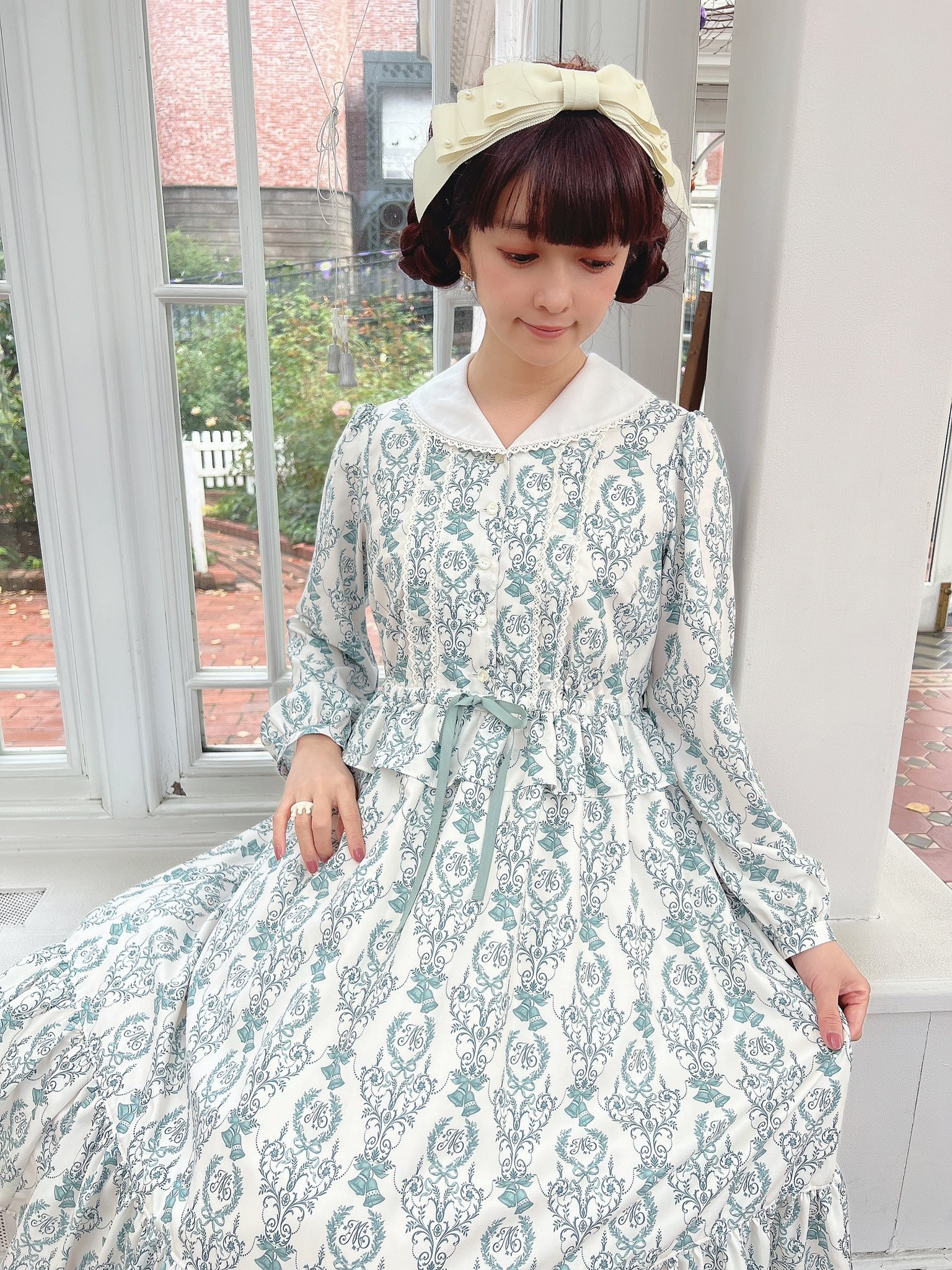 メロディバスケット 青木美沙子コラボ セーラーワンピース ベレー帽