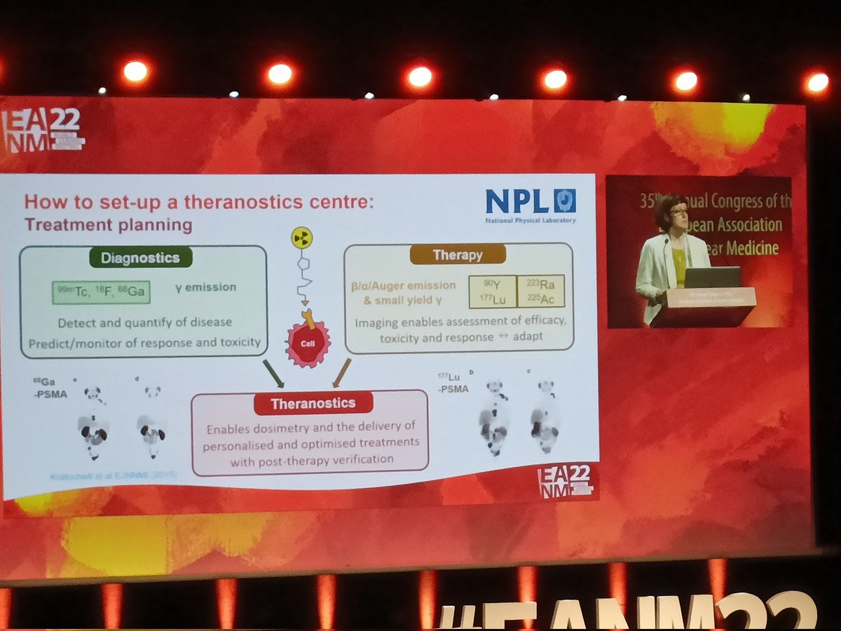 And nice to see a mention of dosimetry <a href="/DrADenisBacelar/">Ana Denis-Bacelar</a>  #EANM22