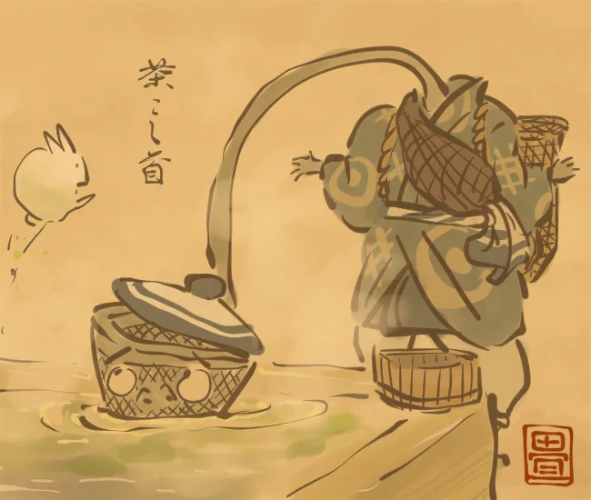 お湯張ってるのを見ると、首を突っ込みたくなるのサ。
[5257番目]
#畳百鬼夜行絵巻 