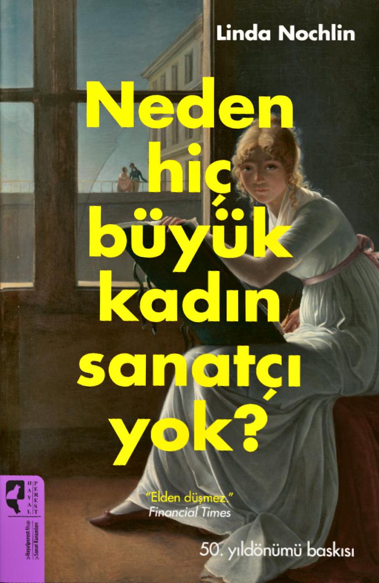 ❝Neden hiç büyük kadın sanatçı yok?❞ Linda Nochlin, feminist sanat tarihinin temellerini atan bu çarpıcı makalesinde, bu soruya bizzat beyaz erkek bakış açısının büyüklük saplantısını yapıbozuma uğratarak yanıt veriyor. Çev. Ahu Antmen @HayalperstKitap bit.ly/3gi2kDy