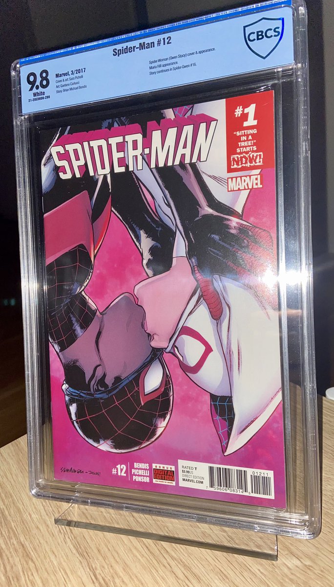 Check out Spider-Man #12 - Key & Sara Pichelli Iconic Cover! CBCS 9.8 - Brand New Slab! https://t.co/pFacTFhVOC - #comicbook #comicsforsale #collectible #comics #comiccon #comiccollecting #comiccollector #comicfam #comiccommunity #collector #cbcs #cbcscomics #gradedcomic https://t.co/hR61xFiJQ8