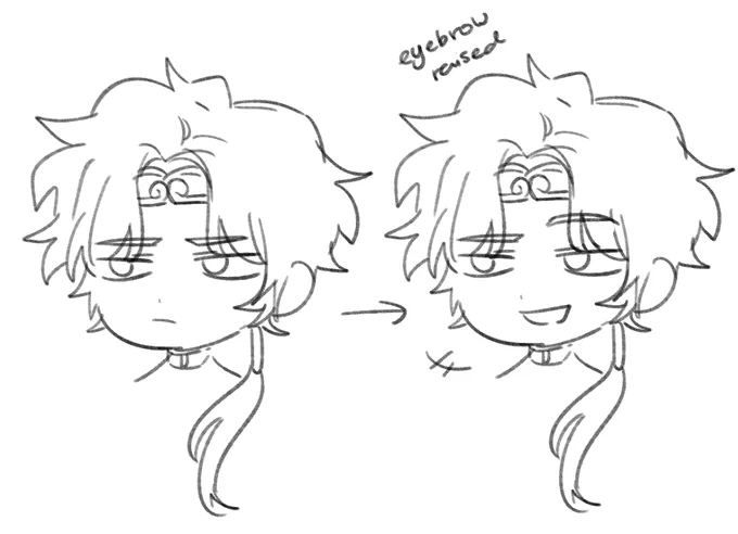 i hope this is a thing bcos i always draw him raising an eyebrow like that 