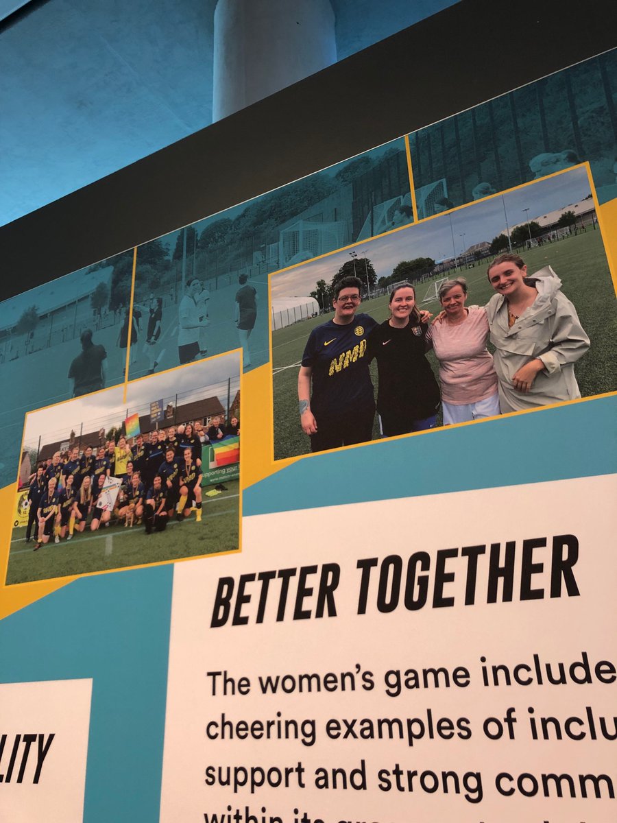 CuratorMarek's tweet image. Big thank you to @ManchesterLaces for their involvement in our ‘Crossing The Line’ women’s football exhibition Part 2 @FootballMuseum @helenfootball 🙌