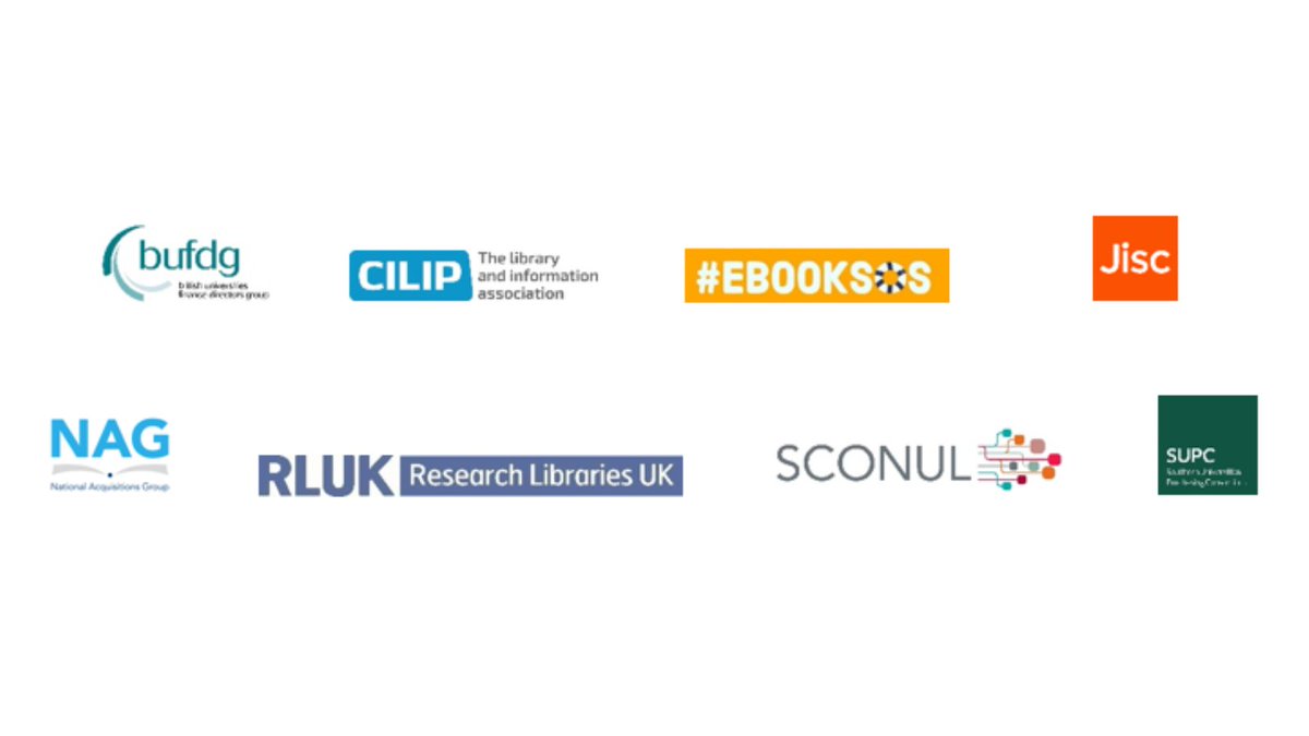 CILIPinfo's tweet image. Joint Statement on access to ebook titles. The failure of ebook &amp;amp; e-textbook publishers to provide stable and affordable access to key titles is failing students &amp;amp; teaching staff. 
@bufdg  @CILIPinfo #ebooksSOS @Jisc @UKLibrariesNAG @RL_UK @SCONUL @supc_uk cilip.org.uk/news/619452/Jo…