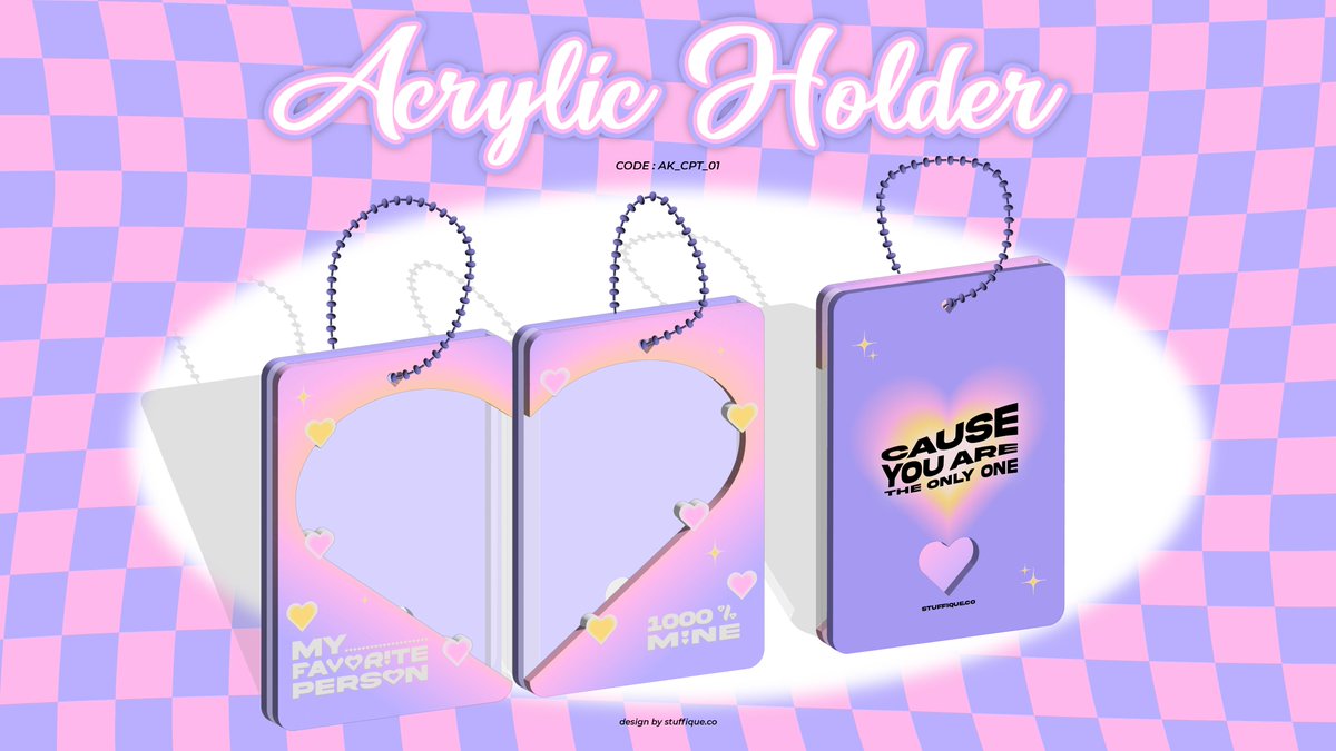 [Help RT &amp; LIKE]

stuffique open pre-order
Acrylic Photocard Holder
code : AK_CPT_01

💸 IDR 110.000/set
📅 Close PO 31 oct
Details &amp; Form : forms.gle/hCgnGEsQeJmF94…